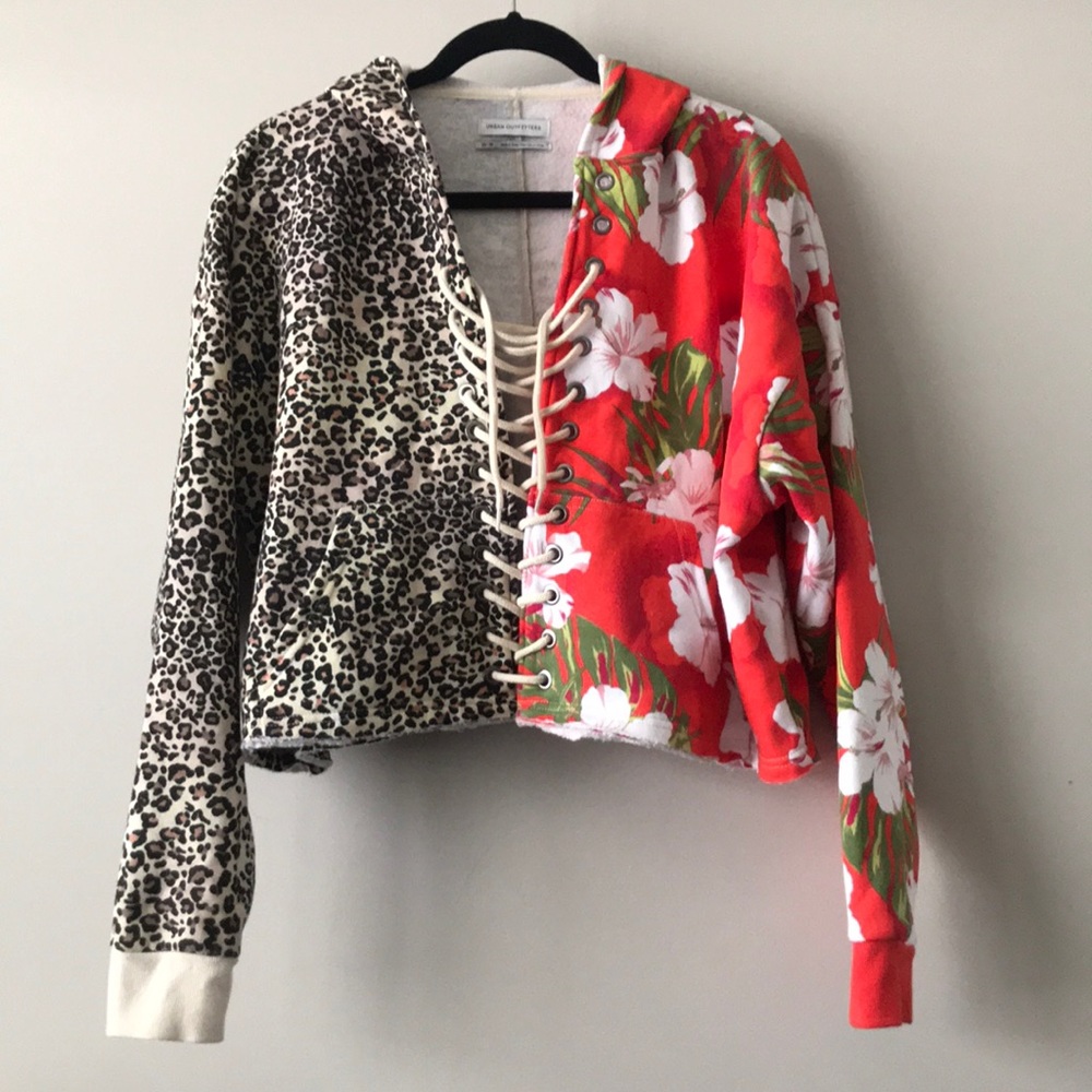 Urban Outfitters two printed sweatshirt